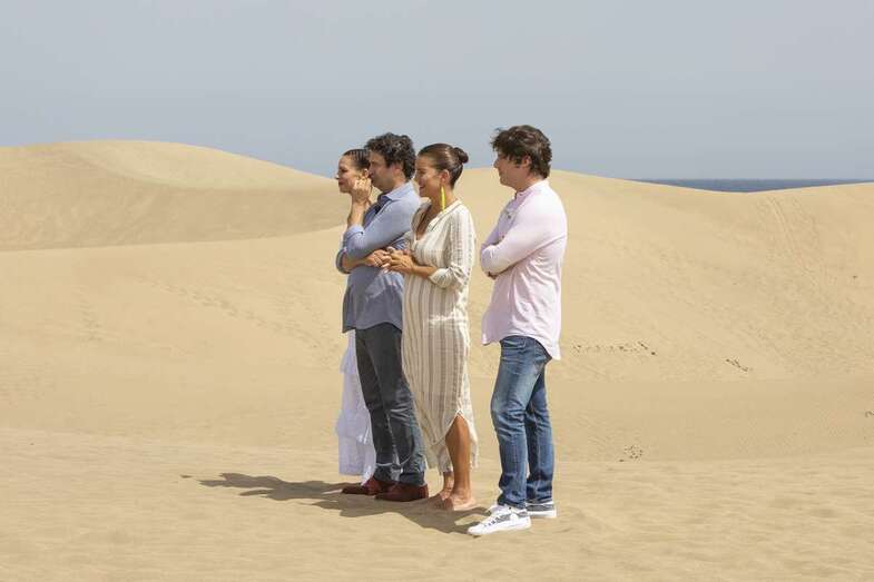 El Parque Natural de las Dunas de Maspalomas y el acuario Poema del Mar son los escenarios del primer episodio de este concurso culinario (Foto TA) 